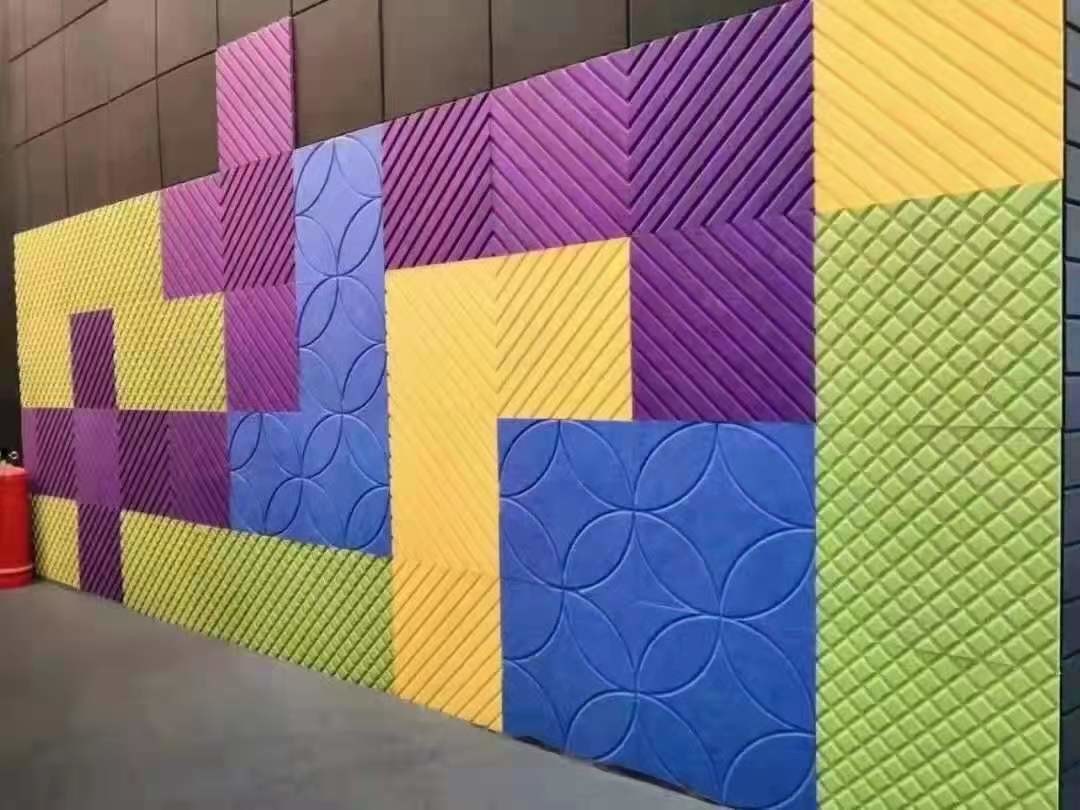 Wandbehang-solide befeuchtende akustische Wand-Platte 3D 9mm