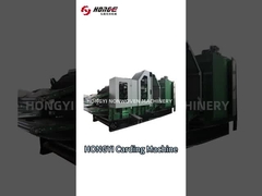 Wie verläuft der Produktionsprozeß der Polyesterfaser durch die Kartiermaschine?