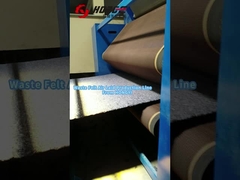 Was ist eine Abfallfilzproduktionslinie?