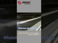 Was ist der Produktionsprozess der Polyesterfaser durch den Cross Lapper?