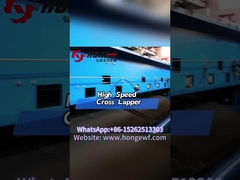 Was ist der Produktionsprozess der Polyesterfaser durch den Cross Lapper?