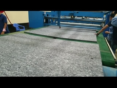 Was sind die Hauptbestandteile der Abfallfilz-Produktionslinie?