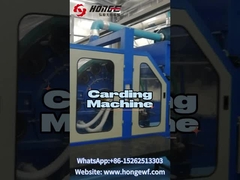 Wie verläuft der Produktionsprozess der Polyesterfaser durch die Kartiermaschine?