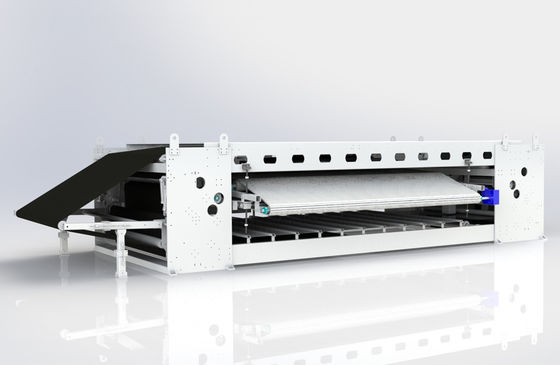Polyester-Kreuz-Strangausbreiter-Maschine Entwurf 90m/Min New für Füllmaterial mit Servomotoren